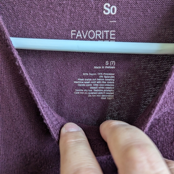 Girls size 7 long sleeve tee - Picture 4 of 4